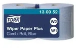 Tork Starke Papierwischt&uuml;cher, 2-lagig, blau, W1/W2 130052 , 1 Packung = 2 Rollen &agrave;