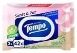 Tempo sanft & pur feuchte Toilettent&uuml;cher 836199 , 1 Doppel-Packung = 2 x 42