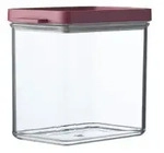 Mepal Vorratsdose omnia rechteckig, 1100 ml 106412073700 , Farbe: bordeaux, Nordic