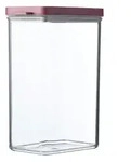 Mepal Vorratsdose omnia rechteckig, 2000 ml 106413073700 , Farbe: bordeaux, Nordic