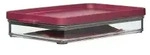 Mepal Aufschnittbox omnia, stapelbar 106415073700 , Farbe: bordeaux, Nordic berry