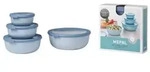 Mepal Frischhaltedose Set cirqula rund, 4-teilig, flach 106232015700 , Farbe:...