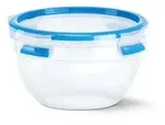 EMSA Clip & Close Frischhaltedose, rund, 1,1 Liter 518096 , Farbe: blau/transparent