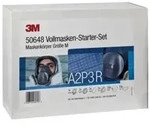 3M Atemschutz Vollmaske, A2P3 R Filter 50649 , 1 Karton = 2 Sets, Gr&ouml;&szlig;e L