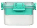 Sistema Frischhaltedose Snacks TO GO, sp&uuml;lmaschinenfest 21320 , 1 Frischhaltedose,