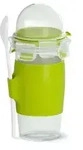 EMSA CLIP & GO Yoghurtbecher N1071400 , 450 ml - mit L&ouml;ffel