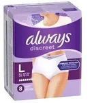 Always Discreet Plus Inkontinenzh&ouml;schen, 7 Tropfen 8001090959614 , 1 Monatsbox = 4