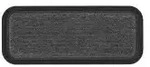 ASTRA Border Star T&uuml;rmatte, 25 x 65 cm 0485019001040 , Farbe: grau