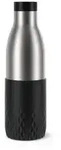 EMSA Bludrop Sleeve Trinkflasche, 0,7 Liter N3111100 , 1 Trinkflasche, Farbe: Schwarz