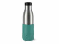 EMSA Bludrop Sleeve Trinkflasche, 0,5 Liter N3110600 , 1 Trinkflasche, Farbe: Grün