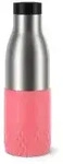 EMSA Bludrop Sleeve Trinkflasche, 0,5 Liter N3110800 , 1 Trinkflasche, Farbe: Koralle