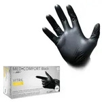 MED-COMFORT Black Vitrilhandschuhe, puderfrei, schwarz 01252-XL , 1 Packung = 100