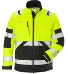 Fristads&reg; Warnschutz Softshelljacke 4083 WYH, gelb/schwarz 125024 , 1 St&uuml;ck,