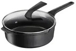 Tefal Schmorpfanne Robusto, Aluminiumguss, mit Deckel, 26 cm E2493344 , 1 St&uuml;ck
