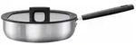 Fiskars Hard Face Steel Schmorpfanne mit Deckel, 2,8 Liter 1052248 , 1 Schmorpfanne,