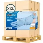 HYGOSTAR&reg; Nitrilhandschuhe Safe Light, puderfrei, blau 2702 , 1 Palette = 1080