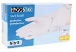 HYGOSTAR&reg; Safe Light Nitrilhandschuhe, puderfrei, wei&szlig; 27009 , 1 Packung = 100