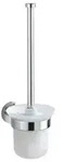 WENKO Bosio WC-Garnitur 20219100 , Edelstahl/ Glas