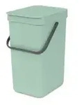 Brabantia Abfalleimer "Sort and Go", 12 Liter 211829 , Farbe: Jade Green