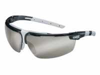 uvex i-3 Schutzbrille, mit Silberspiegel 9190885 , Farbe: schwarz / hellgrau