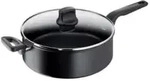 Tefal Schmorpfanne mit Deckel Hard Titanium Pro, 28 cm G28937 , 1 Schmorpfanne, 28 cm