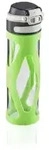 Leifheit Glas Flip Trinkflasche, 600 ml 3260 , Farbe: kiwi