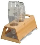 Kesper Flaschenhalter, Bambus 58650-13 , Ma&szlig;e (L x B x H): 36,5 x 19 x 14,5 cm