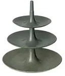 Koziol Etagere BABELL L, 3-st&ouml;ckig 7180701 , Farbe: dunkelgrau