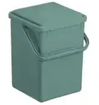 Rotho BIO Komposteimer, mistletoe green 1775505092 , Fassungsverm&ouml;gen: 9 Liter