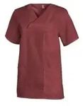 Leiber Schlupfkasack, kurzarm, unisex, bordeaux 08/769/21-lll , Gr&ouml;&szlig;e: III...
