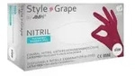 Style Grape Nitrilhandschuhe, puderfrei, bordeaux 01186-XS , 1 Packung = 100 St&uuml;ck,