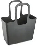 Koziol XL Einkaufstasche, robust und wiederverwendbar 7414701 , Farbe: grau
