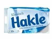 Hakle® Klassisch Weiß, Toilettenpapier 1 Packung = 8 Rollen zu je 150 Blatt