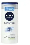 NIVEA MEN Body Cleansing Pflegedusche 81079 , 250 ml - Flasche, Sensitive