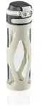 Leifheit Glas Flip Trinkflasche, 600 ml 3255 , Farbe: silber