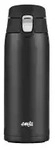 EMSA Light Mug Trinkflasche, 0,4 Liter N2151700 , 1 Trinkflasche, Farbe: Schwarz