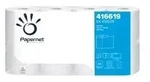 Papernet Toilettenpapier, 2-lagig, wei&szlig; 416619 , 1 Paket = 8 Packungen &agrave; 8 x 250