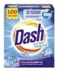 Dash Vollwaschmittel Alpen Frische, 100 WL 502363 , 1 Packung = 6 kg, 100