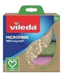 Vileda Microfasertuch Microfibre, 100% recycled 168311 , 1 Packung = 3 St&uuml;ck