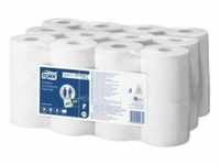 Tork Kleinrollen Toilettenpapier T4 Advanced, 2-lagig, weiß 472132 , 1 Paket = 24