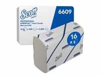 SCOTT® EssentialTM Papierhandtücher, 2-lagig, 18,6 x 21,2 cm 6609 , 1 Karton...
