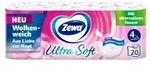 Zewa Ultra Soft Toilettenpapier, 4-lagig mit Strohanteil 39109 , 1 Packung = 20