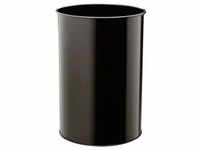DURABLE Papierkorb Metall 330301 , Farbe: schwarz