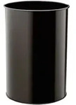 DURABLE Papierkorb Metall 330301 , Farbe: schwarz