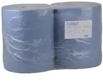 Papierputztuch auf Rolle, 36 x 34 cm, 2-lagig, blau AG-076 , 1 Paket
