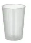 Papstar Mehrweg Trinkbecher unzerbrechlich, transluzent, PP 16134 , 1 Packung = 40