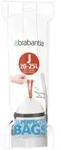 Brabantia (J) M&uuml;llbeutel, 20-25 Liter 11 55 85 , 1 Rolle &agrave; 20 St&uuml;ck