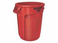 Rubbermaid BRUTE® Abfallbehälter, rot FG263200RED , Volumen: 121,1 Liter