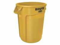 Rubbermaid BRUTE® Abfallbehälter, gelb FG264360YEL , Volumen: 167 Liter