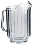 APS Karaffe, Wasserkaraffe geriffelt, Kristalloptik f&uuml;r 1,5 Liter 93105 , 1 Karaffe,